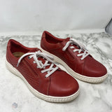 CLARKS WOMEN'S SNEAKERS red 7.5