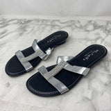 MARIELLA WOMEN'S SANDALS silver black 39