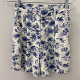 ABERCROMBIE & FITCH WOMEN'S SHORTS cream blue XS