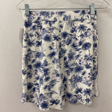 ABERCROMBIE & FITCH WOMEN'S SHORTS cream blue XS