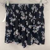 MANGO/MNG WOMEN'S SHORTS black blue white XS