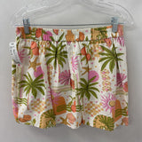 WOMEN'S SKIRT white pink green orange M