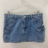 H&M WOMEN'S SKIRT blue 8