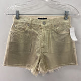 7 FOR ALL MANKIND WOMEN'S SHORTS gold beige 25