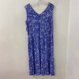 IN EVERY STORY WOMEN'S PLUS DRESS periwinkle white 18