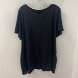 IN EVERY STORY WOMEN'S PLUS TOP black 3X