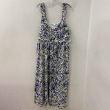 ADDITION ELLE WOMEN'S PLUS DRESS white navy green purple 3X