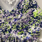 ADDITION ELLE WOMEN'S PLUS DRESS white navy green purple 3X