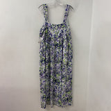 ADDITION ELLE WOMEN'S PLUS DRESS white navy green purple 3X