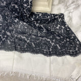 KATE SPADE WOMEN'S SCARF/SHAWL black ivory