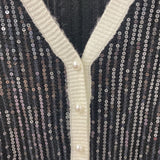 BAILEY WOMEN'S CARDIGAN black white S
