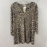JNY jones new york WOMEN'S PLUS TOP leopard print 3X