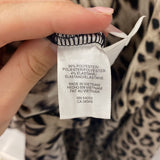 JNY jones new york WOMEN'S PLUS TOP leopard print 3X