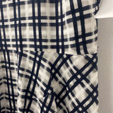 ANN TAYLOR WOMEN'S DRESS white black plaid 4