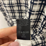 ANN TAYLOR WOMEN'S DRESS white black plaid 4