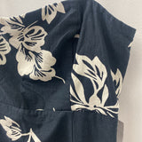 GAP WOMEN'S DRESS black white floral L