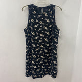 RW&CO WOMEN'S DRESS black cream floral L
