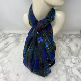 JOE FRESH WOMEN'S SCARF/SHAWL green blue red plaid