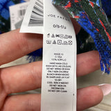 JOE FRESH WOMEN'S SCARF/SHAWL green blue red plaid