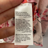 White House Black Market WOMEN'S BLOUSE/SHIRT pink grey floral 8