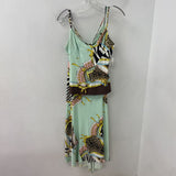 ROBERTO CAVALLI WOMEN'S SUIT/OUTFIT turquoise print S