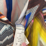 WOMEN'S DRESS multi colour chevron print S/36