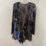 WOMEN'S CARDIGAN brown blue L