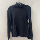 WOMEN'S TOP black herringbone M