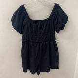 WOMEN'S ROMPER black M