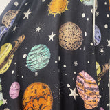 WOMEN'S LOUNGEWEAR planets & stars on black XL/XXL