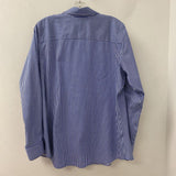 FOXCROFT WOMEN'S BLOUSE/SHIRT blue white stripe 16