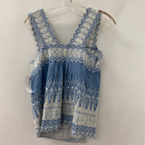 GAP WOMEN'S TANK/CAMI denim-blue white A