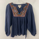 DENIM & SUPPLY WOMEN'S BLOUSE/SHIRT navy multi S