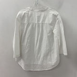 GAP WOMEN'S BLOUSE/SHIRT white stripe M