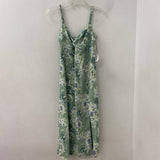 ABERCROMBIE & FITCH WOMEN'S DRESS green blue floral S