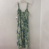 ABERCROMBIE & FITCH WOMEN'S DRESS green blue floral S