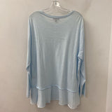 Lord & Taylor WOMEN'S PLUS TOP light blue 2X