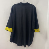 WOMEN'S PLUS TOP black yellow 2X/52