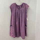 FREE PEOPLE WOMEN'S DRESS blue pink mix L