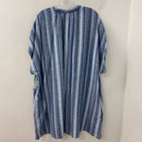 LANDS'END WOMEN'S DRESS blues white XL
