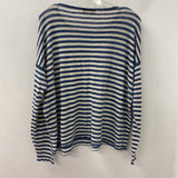 POLO ralph lauren WOMEN'S SWEATER blue cream L