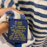 POLO ralph lauren WOMEN'S SWEATER blue cream L
