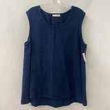 BRYN WALKER WOMEN'S BLOUSE/SHIRT navy L