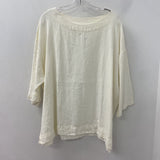 BRYN WALKER WOMEN'S BLOUSE/SHIRT ivory M