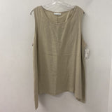 BRYN WALKER WOMEN'S BLOUSE/SHIRT beige L