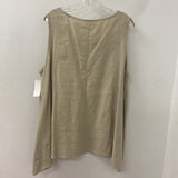 BRYN WALKER WOMEN'S BLOUSE/SHIRT beige L