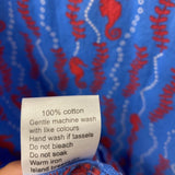 WOMEN'S PLUS DRESS blue coral XXL