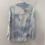 RAILS WOMEN'S BLOUSE/SHIRT blue white XS