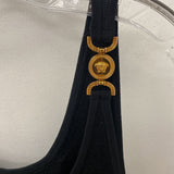 VERSACE WOMEN'S DRESS black gold 8/44