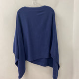 J JILL/PUREJILL WOMEN'S PONCHO/CAPE blue OS